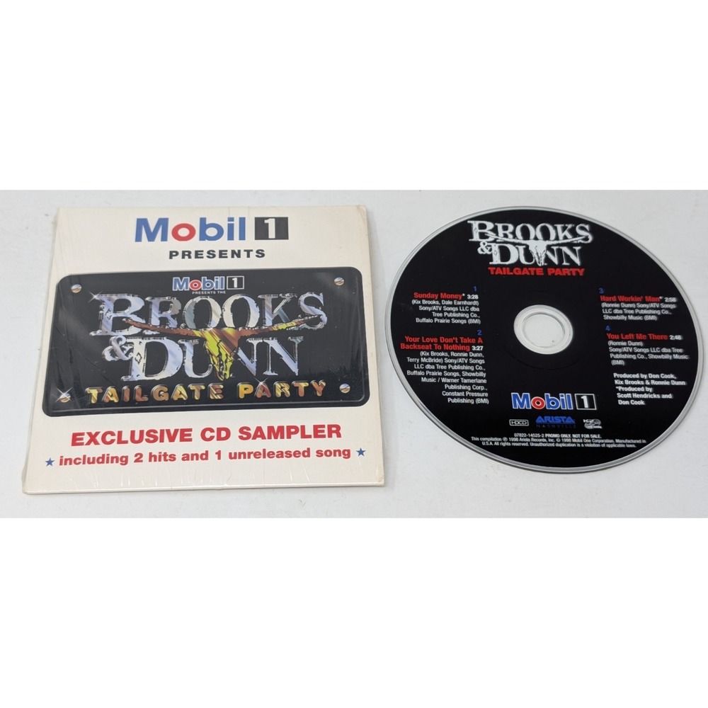 Mobil 1 Presents Brooks & Dunn Tailgate Party Exclusive Cd Sampler